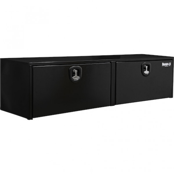 Image of 18x18x72 Inch Black Steel Underbody Truck Box With 3-Point Latch from Buyers Products. Part number: 1732320