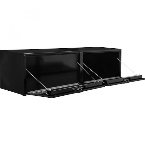 Image of 18x18x72 Inch Black Steel Underbody Truck Box With 3-Point Latch from Buyers Products. Part number: 1732320