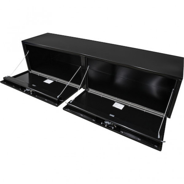 Image of 18x18x72 Inch Black Steel Underbody Truck Box With 3-Point Latch from Buyers Products. Part number: 1732320