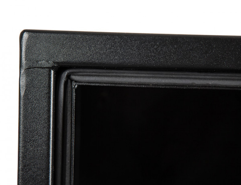 Image of 18x18x24 Inch Textured Matte Black Steel Underbody Truck Box with 3-Point Latch from Buyers Products. Part number: 1732500