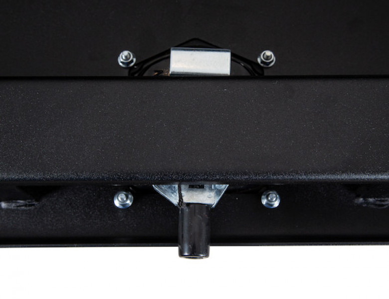 Image of 18x18x30 Inch Textured Matte Black Steel Underbody Truck Box with 3-Point Latch from Buyers Products. Part number: 1732503