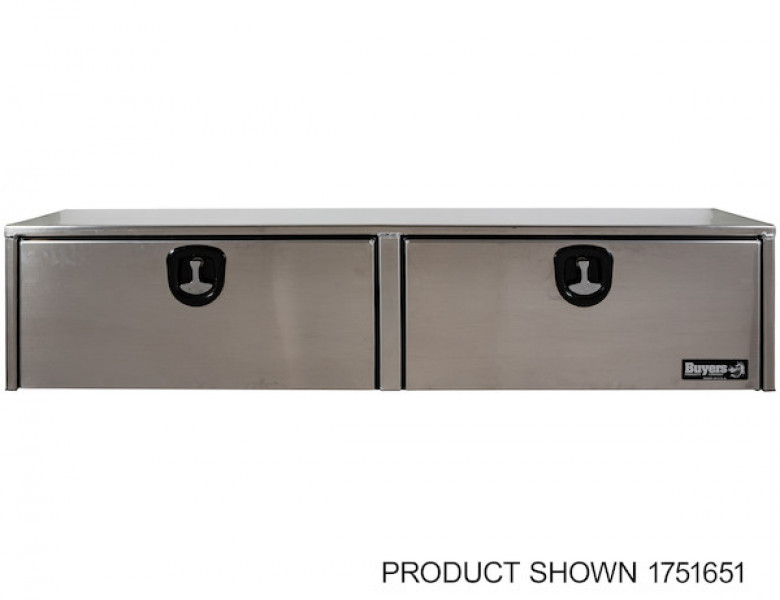 Image of 16x13x72 Inch Smooth Aluminum Topsider Truck Box from Buyers Products. Part number: 1751651