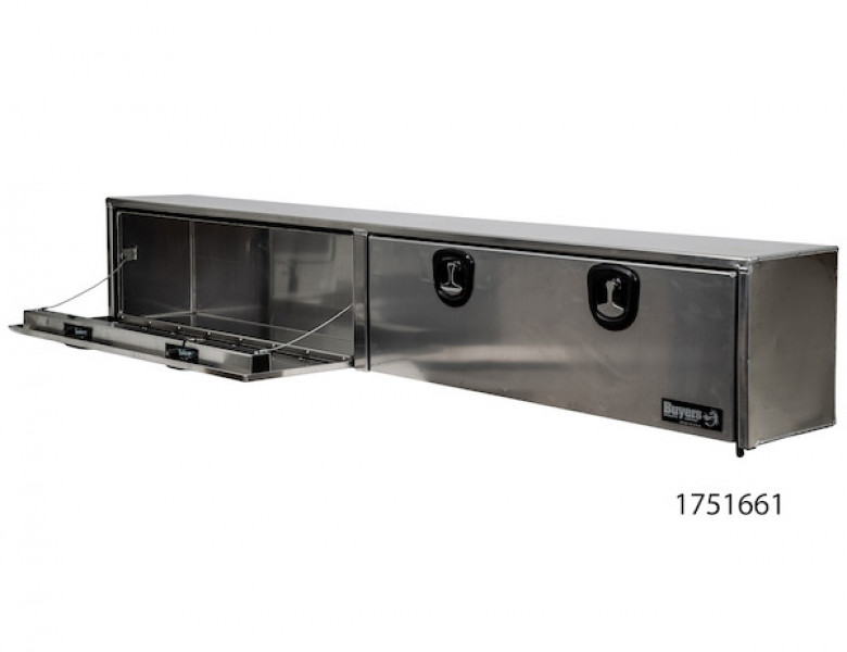 Image of 16x13x96 Inch Smooth Aluminum Topsider Truck Box from Buyers Products. Part number: 1751661