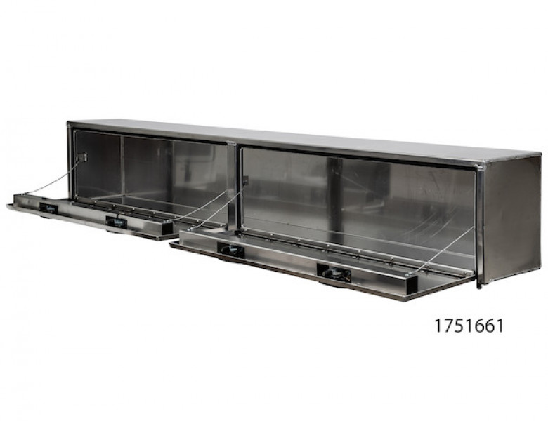 Image of 16x13x96 Inch Smooth Aluminum Topsider Truck Box from Buyers Products. Part number: 1751661