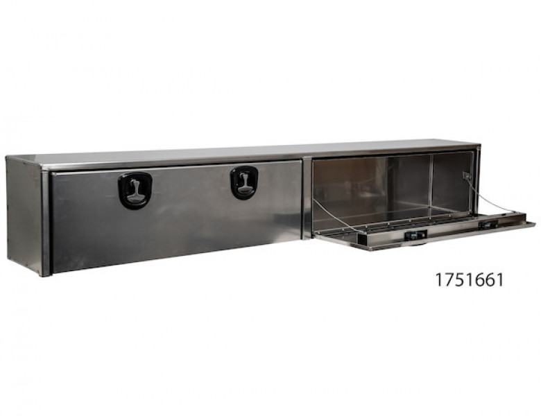 Image of 16x13x96 Inch Smooth Aluminum Topsider Truck Box from Buyers Products. Part number: 1751661