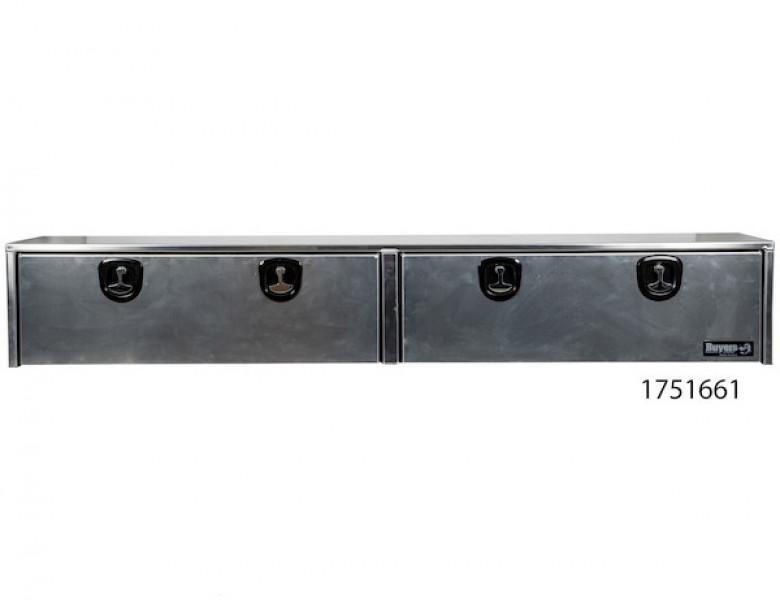 Image of 16x13x96 Inch Smooth Aluminum Topsider Truck Box from Buyers Products. Part number: 1751661