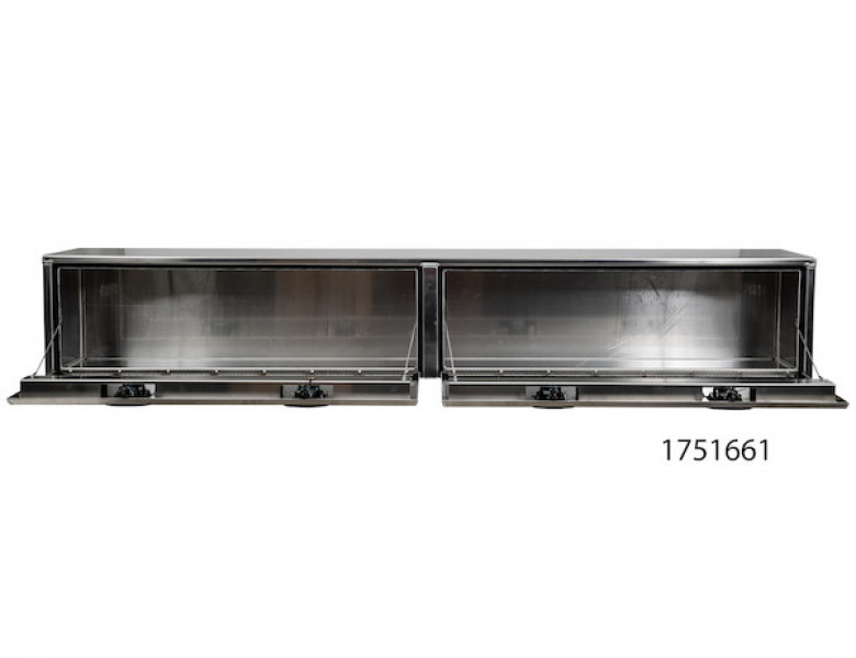 Image of 16x13x96 Inch Smooth Aluminum Topsider Truck Box from Buyers Products. Part number: 1751661