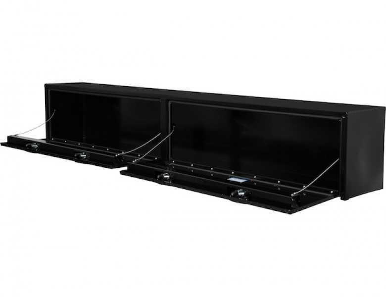 Image of 16x13x72 Inch Black Smooth Aluminum Topsider Truck Box from Buyers Products. Part number: 1752151