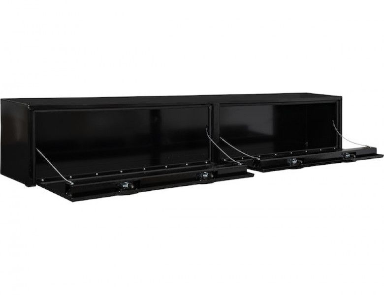 Image of 16x13x72 Inch Black Smooth Aluminum Topsider Truck Box from Buyers Products. Part number: 1752151