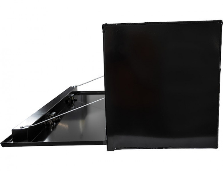 Image of 16x13x72 Inch Black Smooth Aluminum Topsider Truck Box from Buyers Products. Part number: 1752151