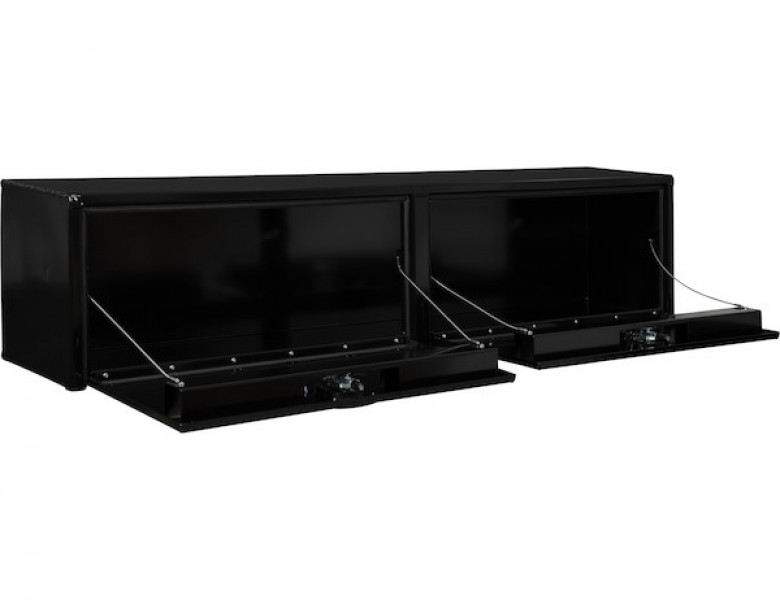 Image of 16x13x72 Inch Black Smooth Aluminum Topsider Truck Box from Buyers Products. Part number: 1752151