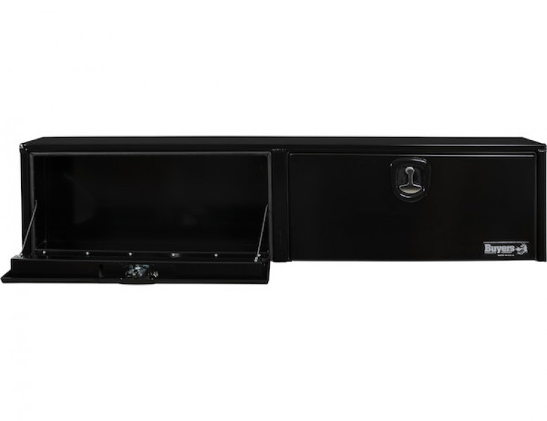 Image of 16x13x72 Inch Black Smooth Aluminum Topsider Truck Box from Buyers Products. Part number: 1752151