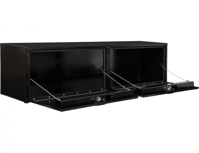 Image of 18x16x72 Inch Black Smooth Aluminum Topsider Truck Box from Buyers Products. Part number: 1752163