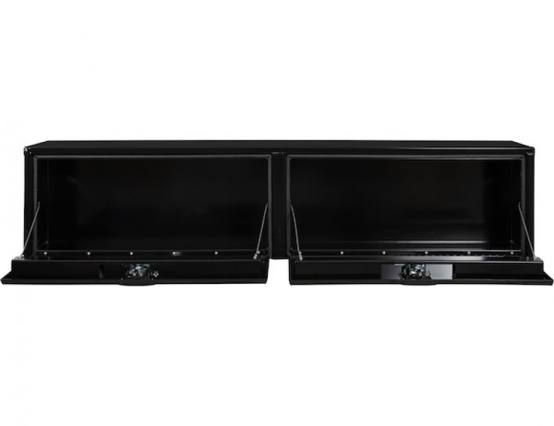 Image of 18x16x88 Inch Black Smooth Aluminum Topsider Truck Box from Buyers Products. Part number: 1752164