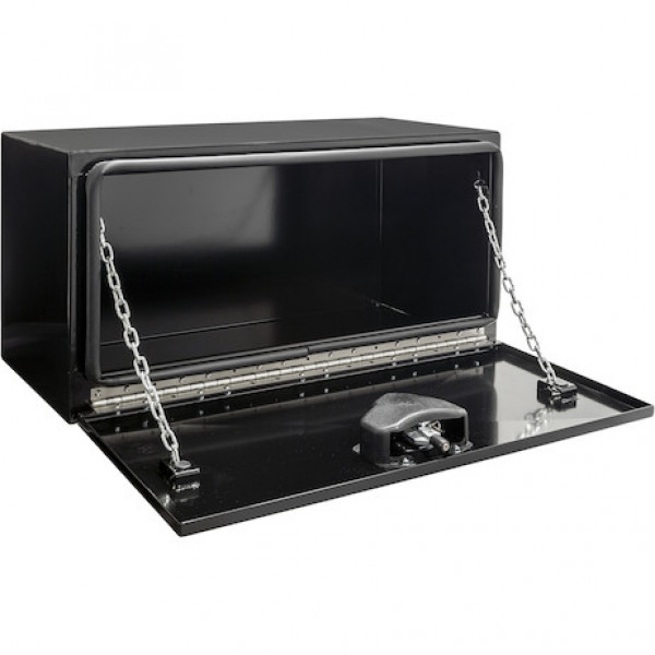 Image of 18x18x18 Inch Pro Series Black Steel Underbody Truck Box from Buyers Products. Part number: 1752799