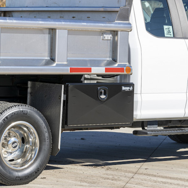 Image of 18x18x72 Inch Pro Series Black Steel Underbody Truck Box from Buyers Products. Part number: 1752825