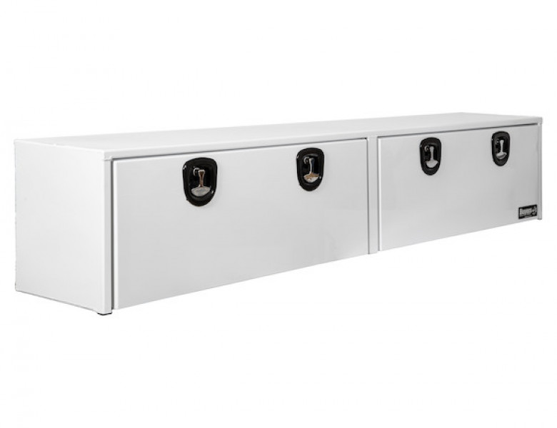 Image of 16x13x72 Inch White Smooth Aluminum Topsider Truck Box from Buyers Products. Part number: 1753151