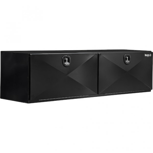 Image of 24x24x90 Inch Pro Series Black Steel Truck Box from Buyers Products. Part number: 1754814