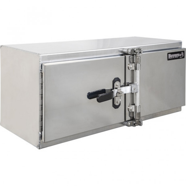 Image of 18x18x36 Inch Smooth Aluminum Underbody Truck Tool Box - Double Barn Door, Cam Lock Hardware from Buyers Products. Part number: 1762600