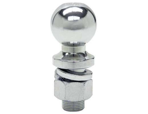 Image of 2 Inch Chrome Hitch Ball With 1 Inch Shank from Buyers Products. Part number: 1802005