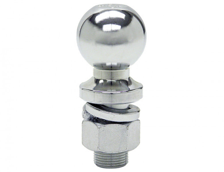 Image of 2 Inch Chrome Hitch Ball With 3/4 Inch Shank Diameter x 2-1/8 Inch Long from Buyers Products. Part number: 1802010