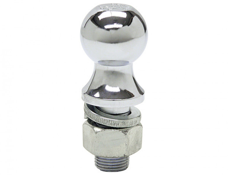 Image of 1-7/8 Inch Chrome Hitch Ball With 1 Inch Shank Diameter x 2-1/8 Inch Long from Buyers Products. Part number: 1802020