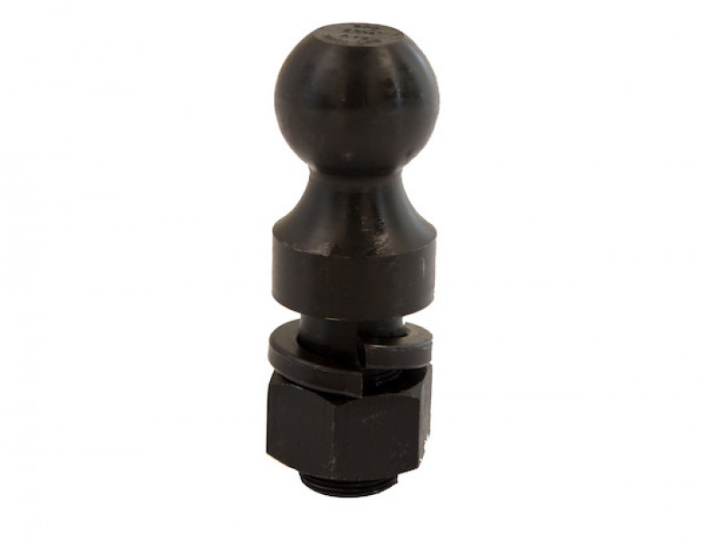 Image of 2-5/16 Inch Black Hitch Ball With 1-1/2 Shank Diameter x 2-3/4 Long+1 Inch Riser from Buyers Products. Part number: 1802056