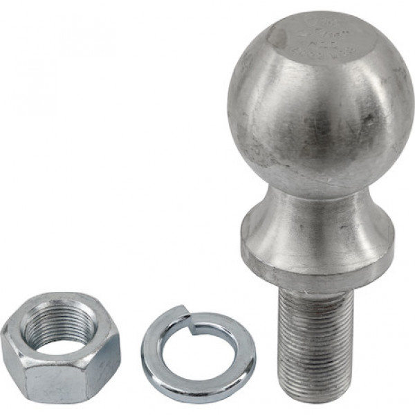 Image of 2-5/16 Inch Bulk Zinc Hitch Balls With 1 Inch Shank Diameter x 2-1/8 Long from Buyers Products. Part number: 1802162