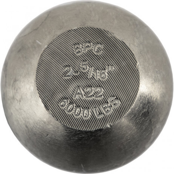 Image of 2-5/16 Inch Bulk Zinc Hitch Balls With 1 Inch Shank Diameter x 2-1/8 Long from Buyers Products. Part number: 1802162