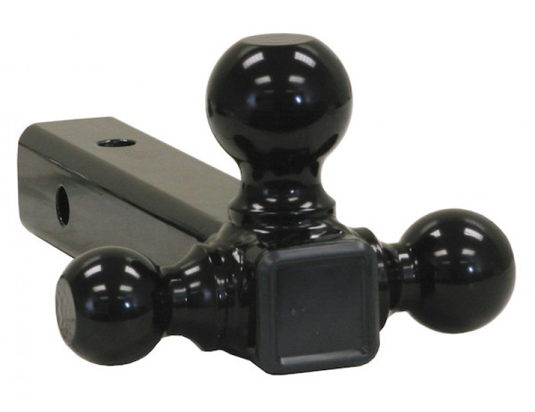 Image of Tri-Ball Hitch-Solid Shank with Black Towing Balls from Buyers Products. Part number: 1802200