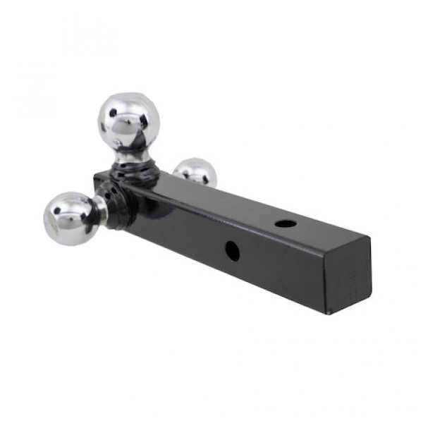 Image of Tri-Ball Hitch Solid Shank With Chrome Balls from Buyers Products. Part number: 1802205