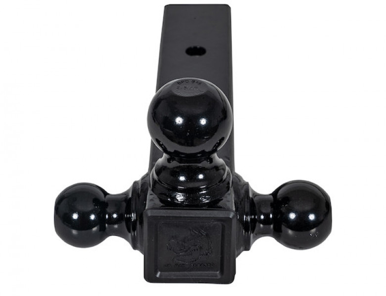 Image of Tri-Ball Hitch with Black Towing Balls - 2-1/2 Inch Receiver from Buyers Products. Part number: 1802250