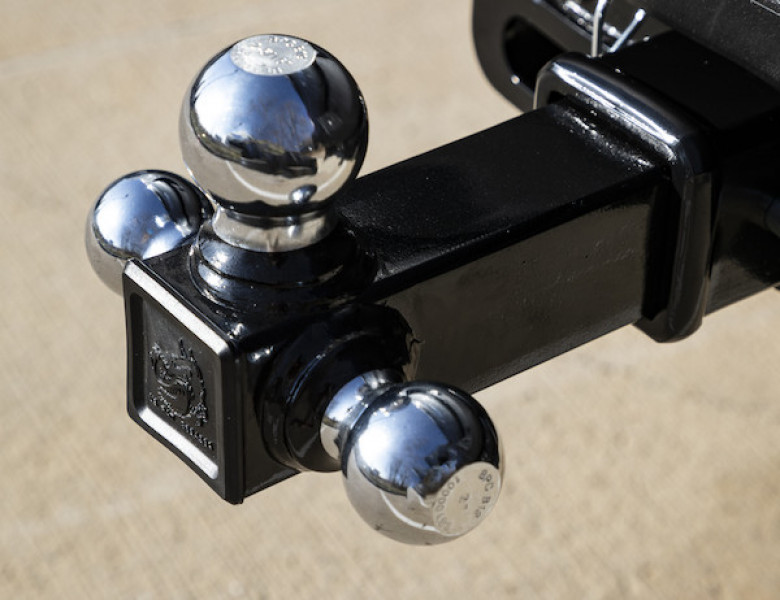 Image of Tri-Ball Hitch with Chrome Towing Balls - 2-1/2 Inch Receiver from Buyers Products. Part number: 1802252