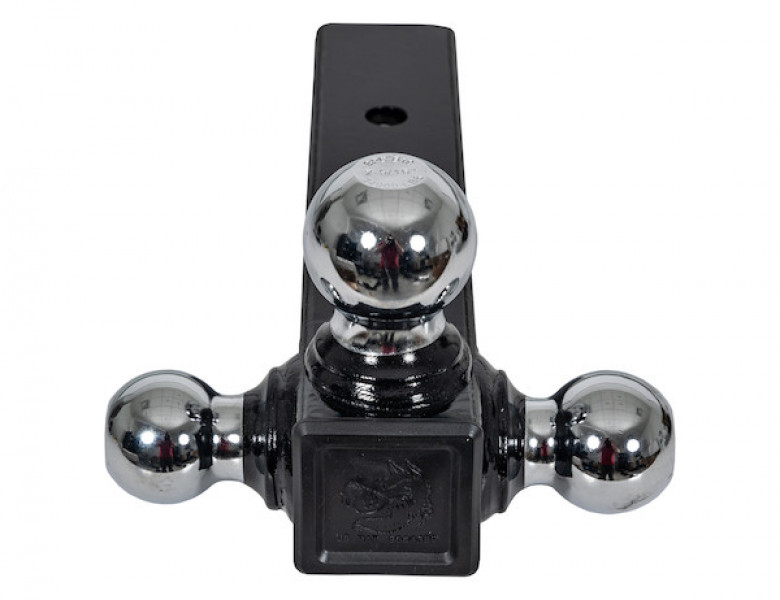 Image of Tri-Ball Hitch with Chrome Towing Balls - 2-1/2 Inch Receiver from Buyers Products. Part number: 1802252