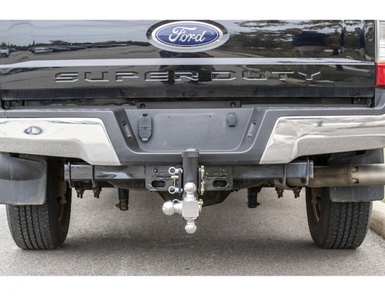 Image of Adjustable Tri-Ball Hitch with Rotating Towing Balls for 2-1/2 Inch Hitch Receivers from Buyers Products. Part number: 1802500