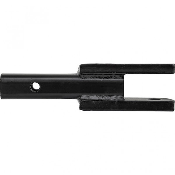 Image of 2 Inch Square Tubular Shank Clevis Ball Mount Black 9-1/4 Inch Long from Buyers Products. Part number: 1803060