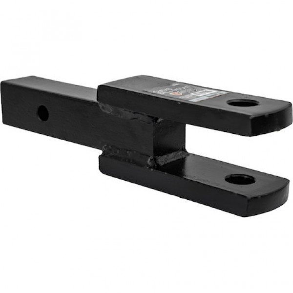 Image of 2 Inch Square Solid Shank Clevis Ball Mount Black 9-1/4 Inch Long from Buyers Products. Part number: 1803065