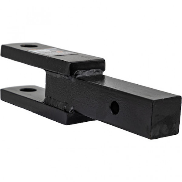 Image of 2 Inch Square Solid Shank Clevis Ball Mount Black 9-1/4 Inch Long from Buyers Products. Part number: 1803065