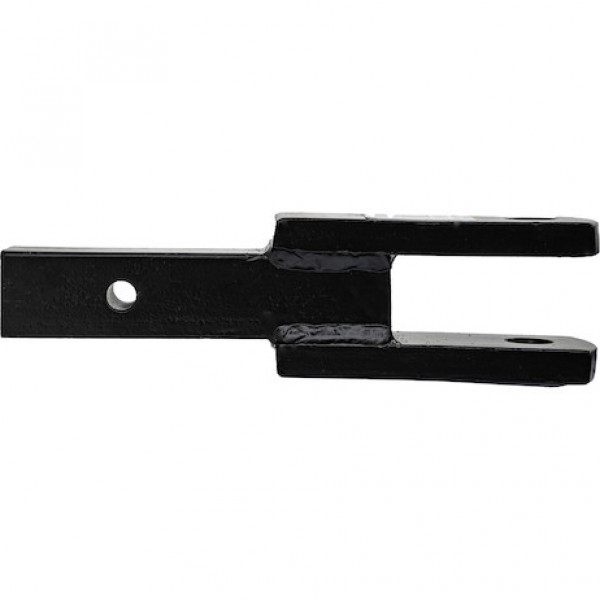 Image of 2 Inch Square Solid Shank Clevis Ball Mount Black 9-1/4 Inch Long from Buyers Products. Part number: 1803065