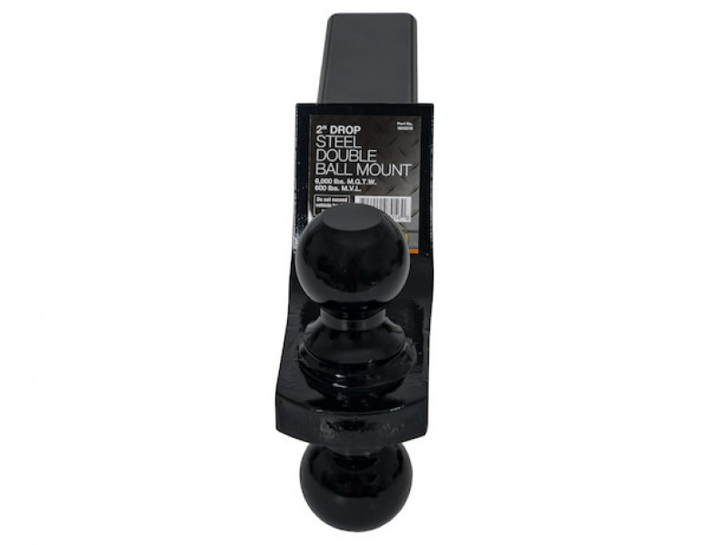 Image of Towing Ball Mount With Dual Black Balls - 2 Inch And 2-5/16 Inch Balls from Buyers Products. Part number: 1803215