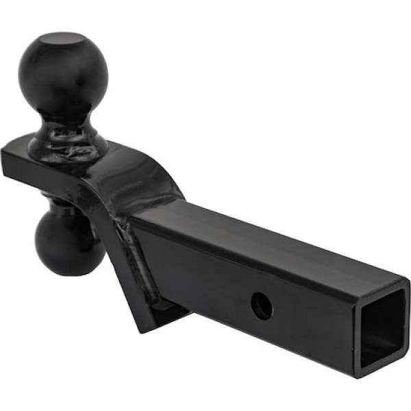 Image of Towing Ball Mount With Dual Black Balls - 2 Inch And 2-5/16 Inch Balls from Buyers Products. Part number: 1803215