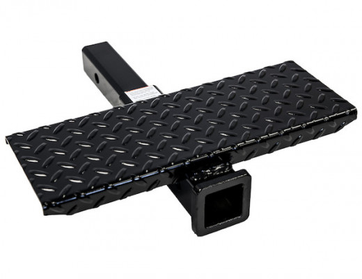 Image of 12 Inch Hitch Receiver Extension With Step from Buyers Products. Part number: 1804015