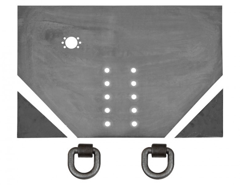 Image of Fabricators Hitch Plate 3/4 x 34-1/2 x 23-1/2 Inch from Buyers Products. Part number: 1809027A