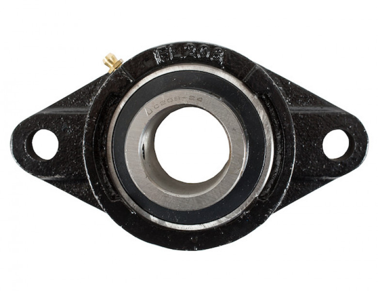 Image of Replacement 2-Hole 1.5 Inch Set Crew Locking Flanged Auger Bearing from Buyers Products. Part number: 2F24SCR