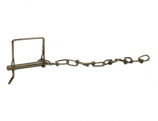 Image of 3/8 Inch Safety Pin with 8 Inch Chain from Buyers Products. Part number: 3003316