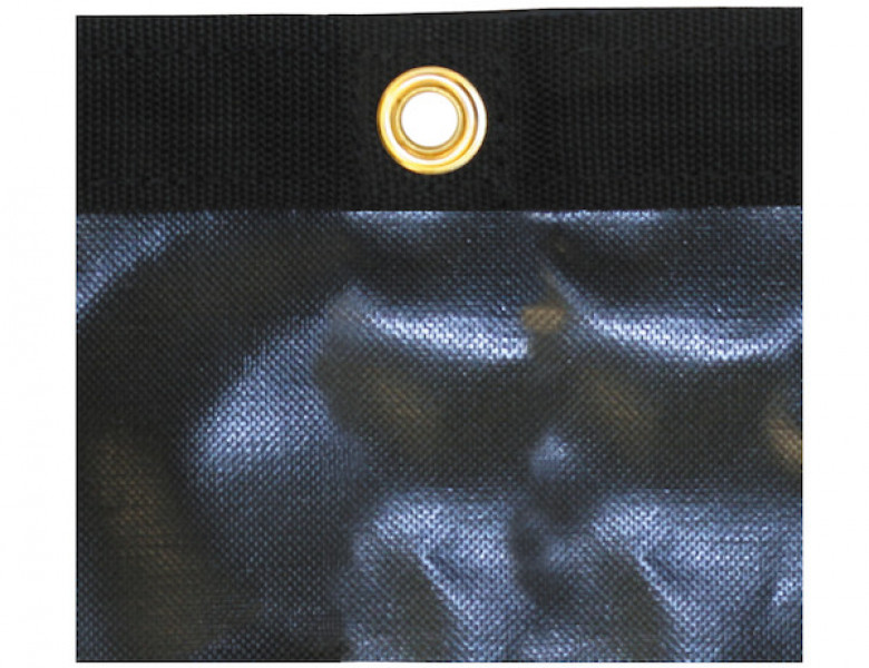 Image of Heavy Duty Black Solid Tarp 7-1/2 x 15 Foot from Buyers Products. Part number: 3011353