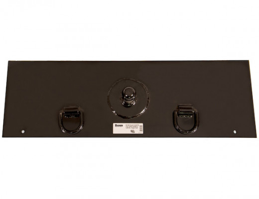 Image of 42 x 13-1/2 Inch Gooseneck Hitch Plate With 2-5/16 Inch Ball And Two D-Rings from Buyers Products. Part number: 3014981