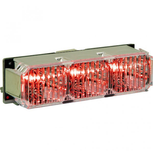 Image of Amber Middle Strobe Reflector With 3 LED from Buyers Products. Part number: 3024631