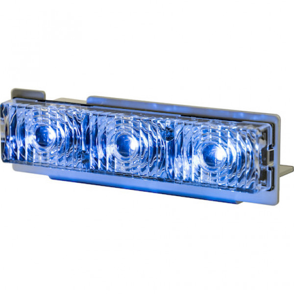 Image of Blue Middle Strobe Reflector With 3 LED from Buyers Products. Part number: 3024634