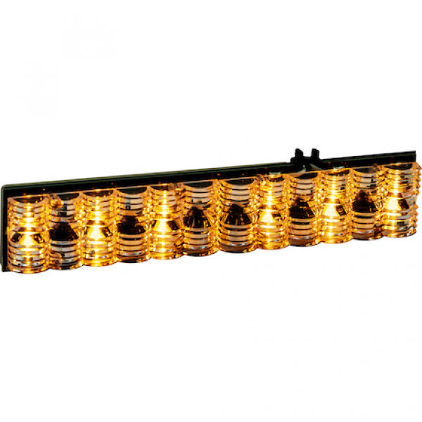 Image of Amber Corner Strobe D-Fuser With 6 LED from Buyers Products. Part number: 3024635